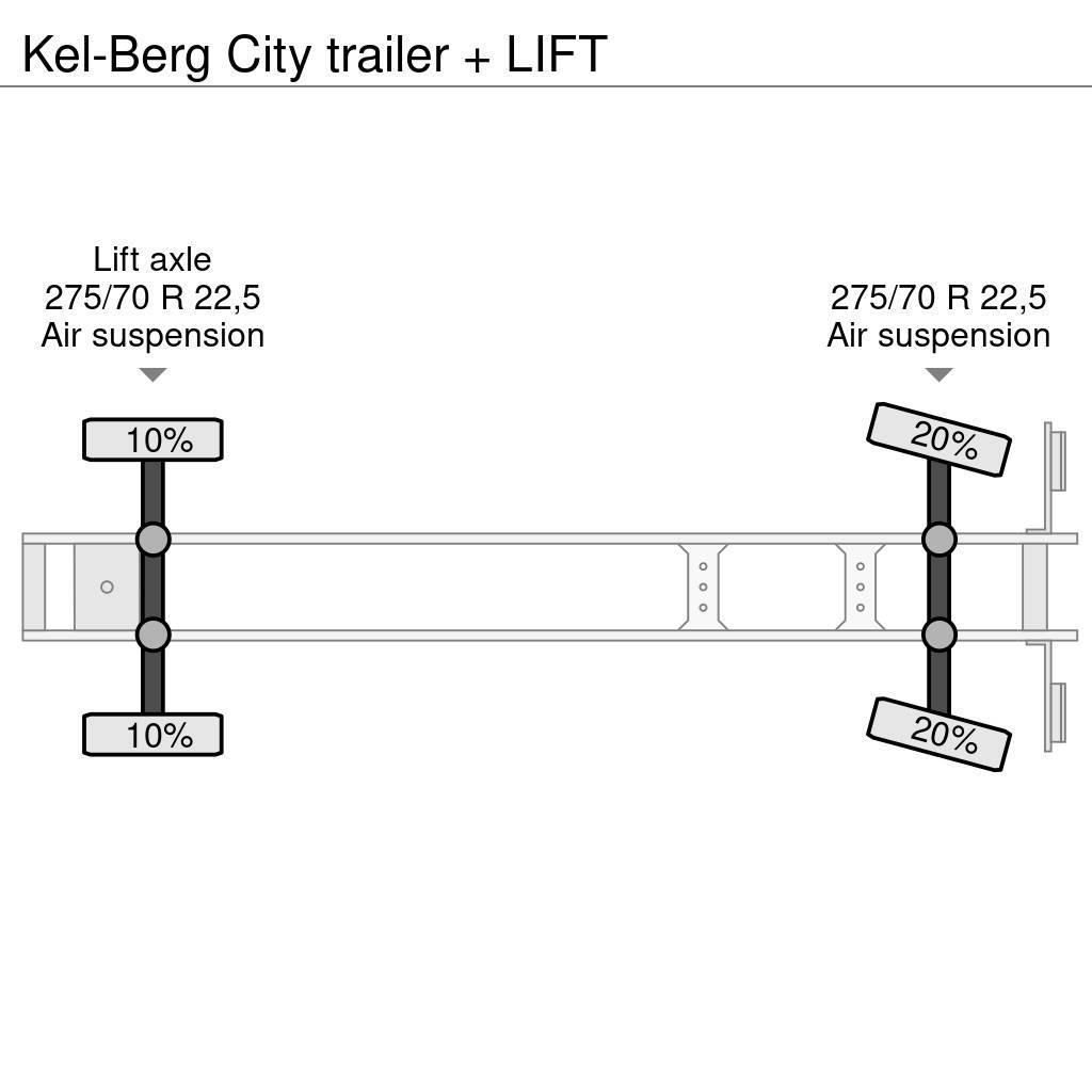Kel-Berg City trailer + LIFT Pressukapellipuoliperävaunut