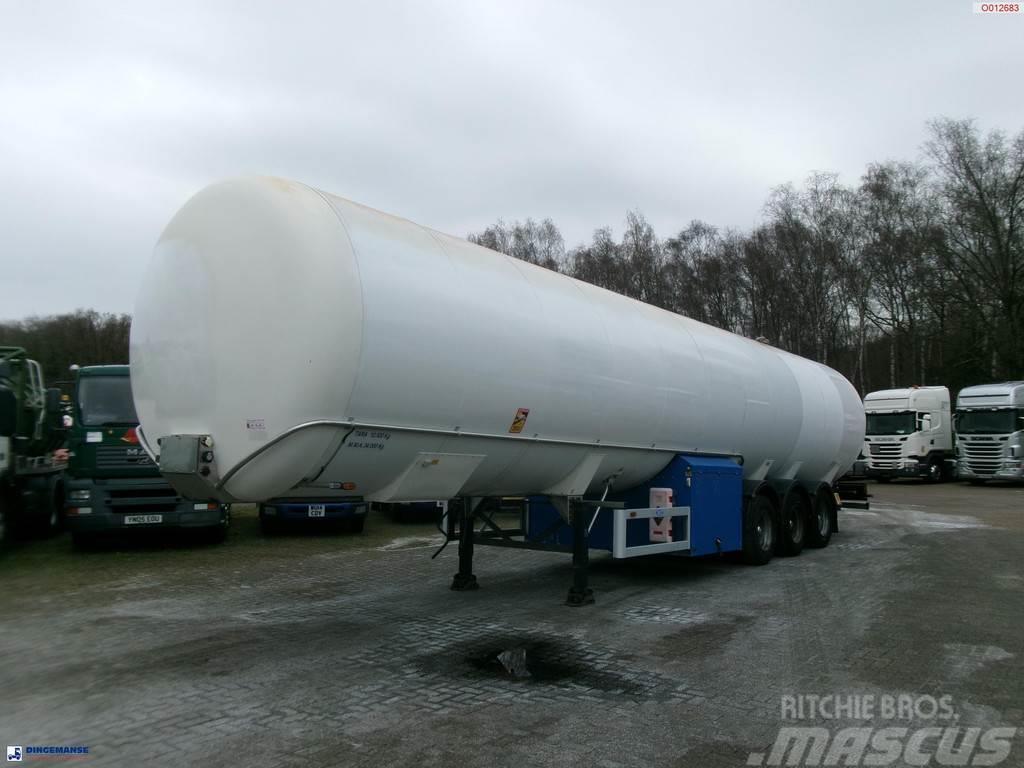 Indox Low-pressure LNG gas tank inox 56.2 m3 / 1 comp Säiliöpuoliperävaunut