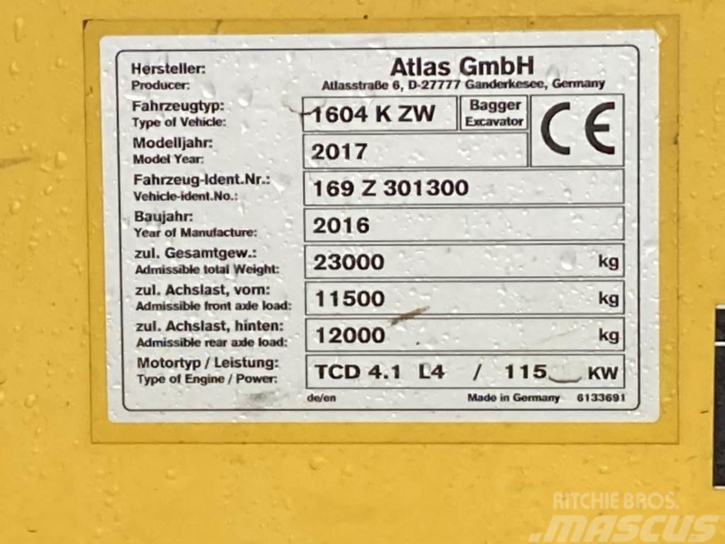 Atlas AB1604K Pyöräkaivukoneet