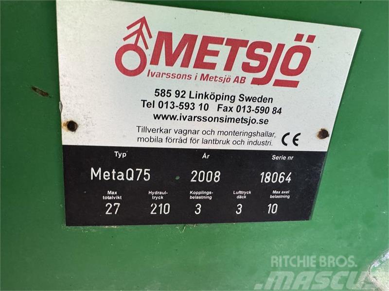 Metsjö MetaQ 75 Skiftelandsvogn Yleisperävaunut