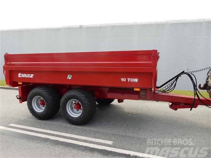 Tinaz 10 tons dumpervogn med slidsker Muut ympäristökoneet