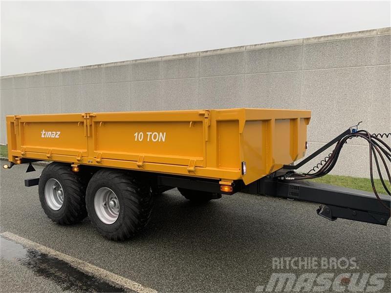 Tinaz 10 tons dumpervogn med slidsker Muut ympäristökoneet