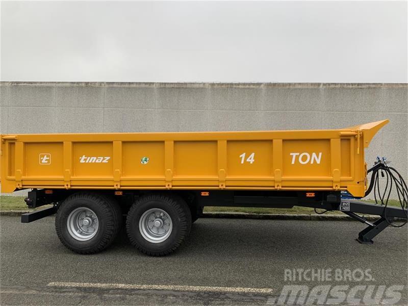 Tinaz 14 tons dumpervogn  med 3 vejstip Muut ympäristökoneet