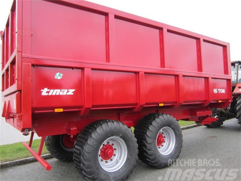 Tinaz 16 tons dumpervogne med kornsider Muut ympäristökoneet