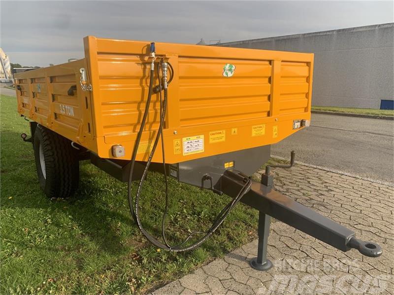 Tinaz 3,5 tons bagtipvogn Gul Kippiperävaunut