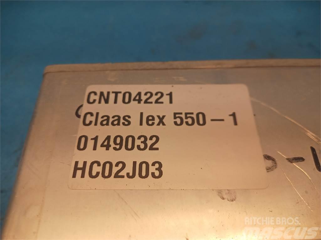 CLAAS Lexion 550 Sähkö ja elektroniikka