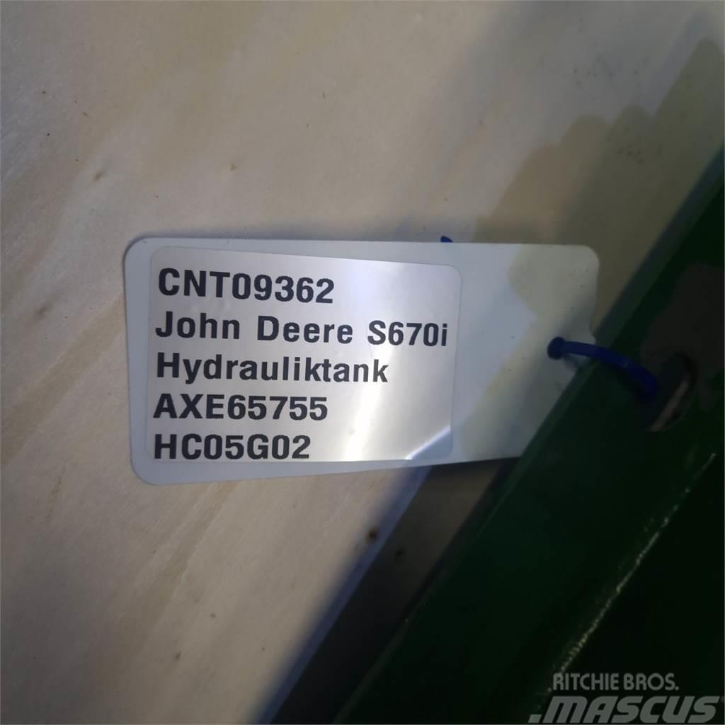 John Deere S670 Hydrauliikka