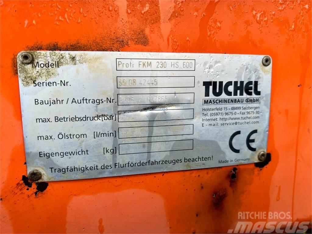 Tuchel Profi 660 kost - 230 cm. bred / Volvo ophæng Pyöräkuormaajat