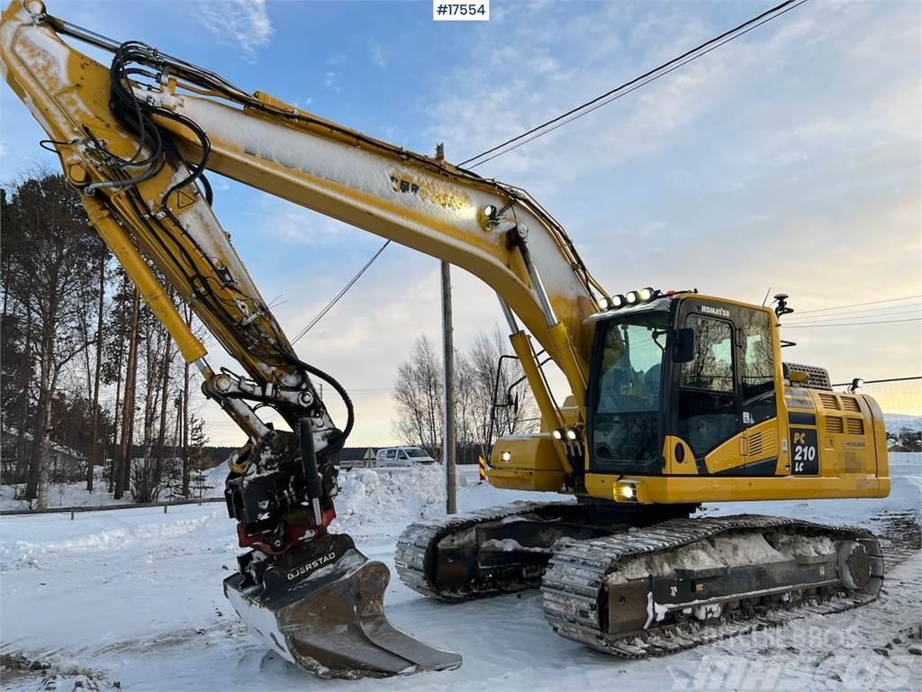 Komatsu PC210 crawler excavator WATCH VIDEO Telakaivukoneet
