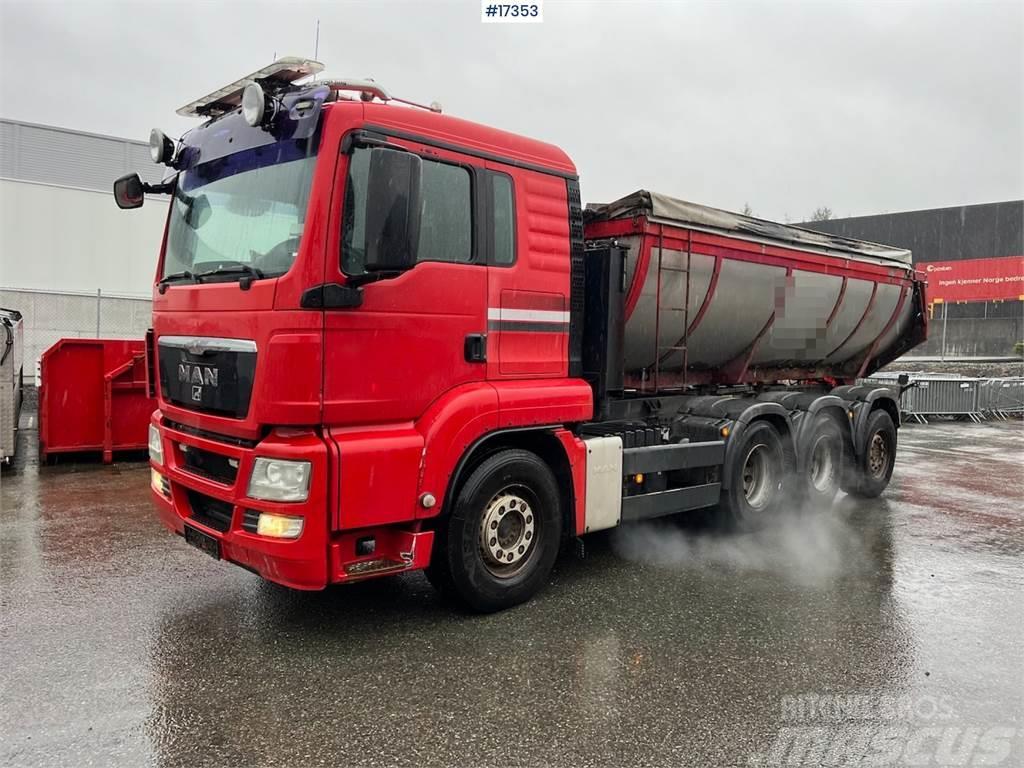 MAN TGS 35.480 asphalt truck 8x4 w/ hydraulic canopy a Muut kuorma-autot