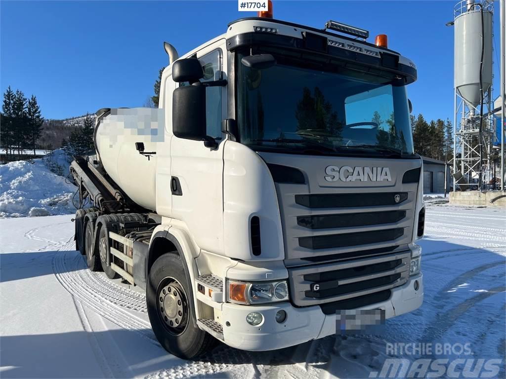 Scania G480 8x2 tridem concrete truck w/ Saraka building Betonikuorma-autot