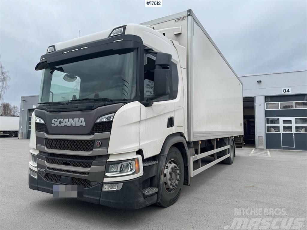 Scania P280 4x2 Box truck. WATCH VIDEO Umpikorikuorma-autot