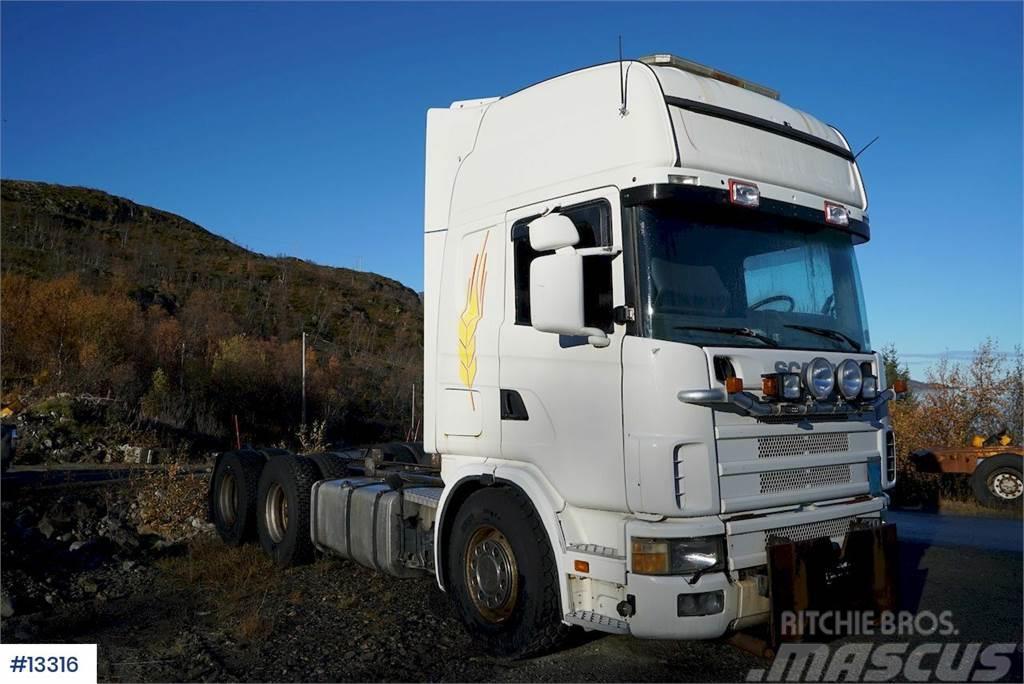 Scania R124 470 6x2 snow rigged Chassis Kuorma-autoalustat