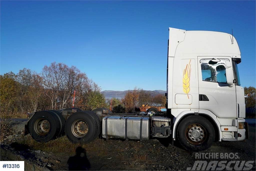 Scania R124 470 6x2 snow rigged Chassis Kuorma-autoalustat