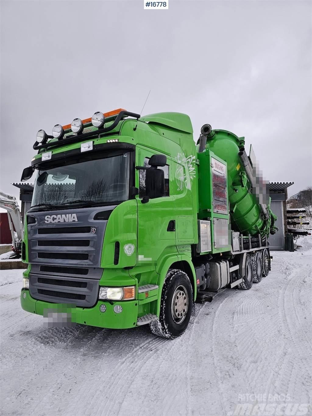 Scania R420 tridem 8x4 super suction w/only 1 owner Tienhoitoautot