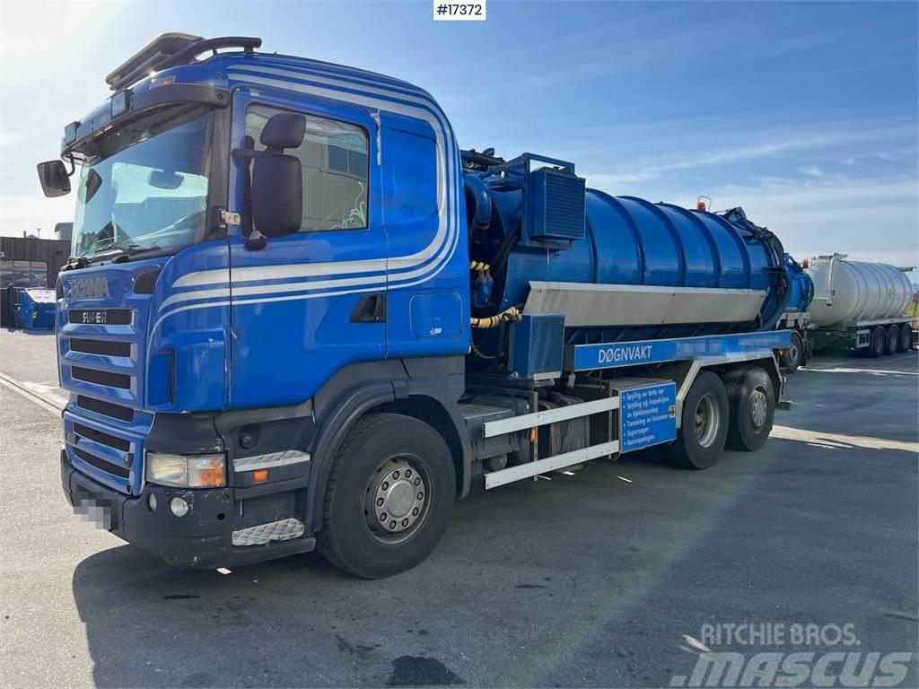 Scania R500 6x2 vacuum/flush truck Tienhoitoautot