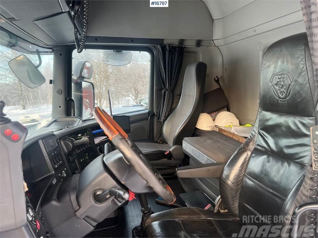Scania R500 8x4 hook truck w/ 20T Hiab hook from 2014. WA Koukkulava kuorma-autot