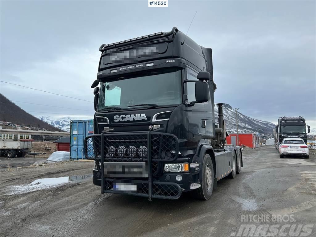 Scania R730 6x4 Crane hauler w/ 22 t/m palfinger crane Nosturiautot