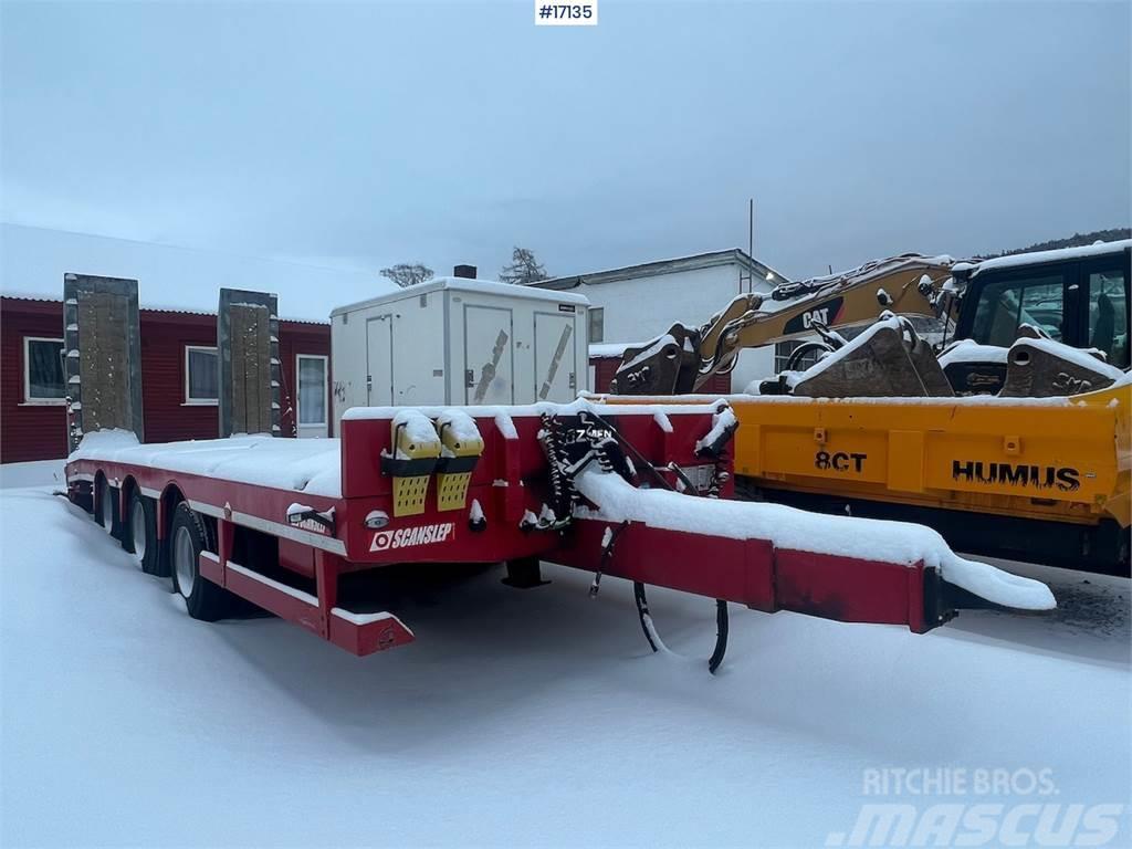  Scanslep machine trailer w/ hydraulic driving brid Muut perävaunut