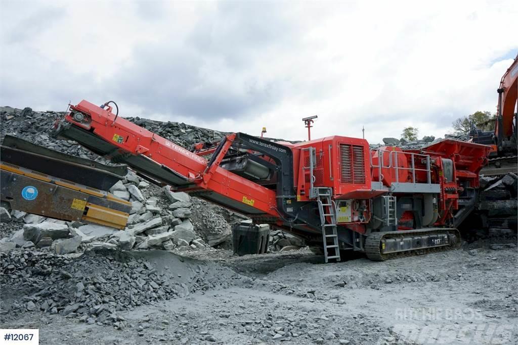 Terex Finlay J-1175 Jaw crusher with magnetic band. Few hours Murskaimet