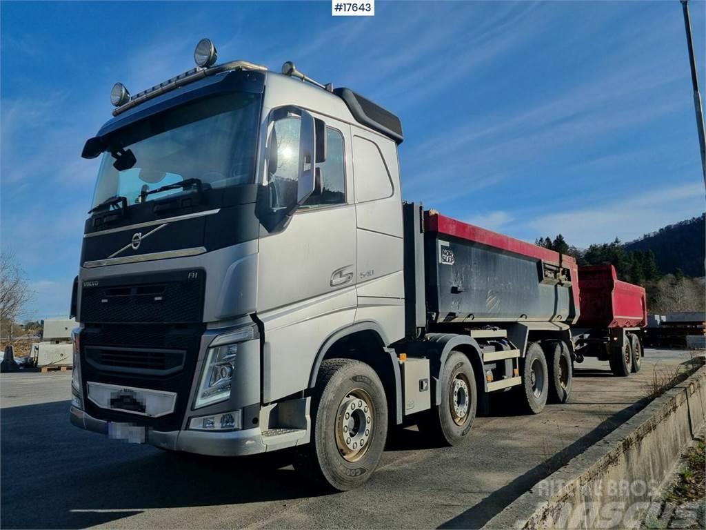 Volvo FH 540 8x4 with low mileage for sale with tipper. Sora- ja kippiautot