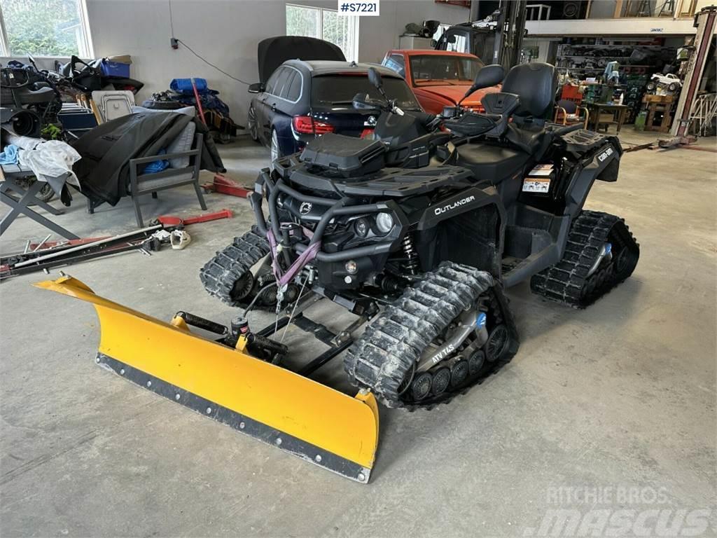 Can-am Outlander 1000 Max XTP with track kit, plow and sa Muut metsäkoneet