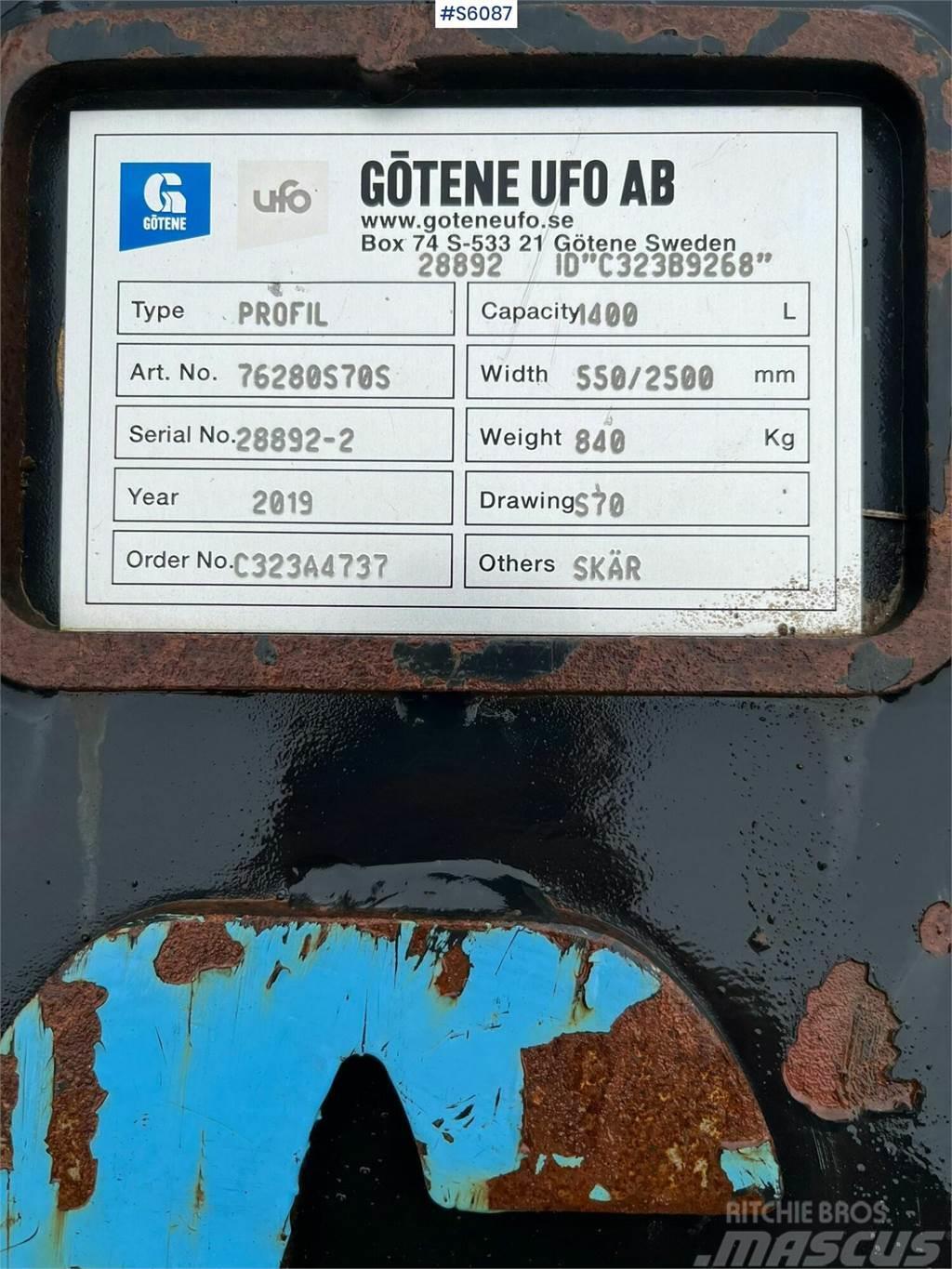 Götene UFO S70 Profile bucket Kauhat