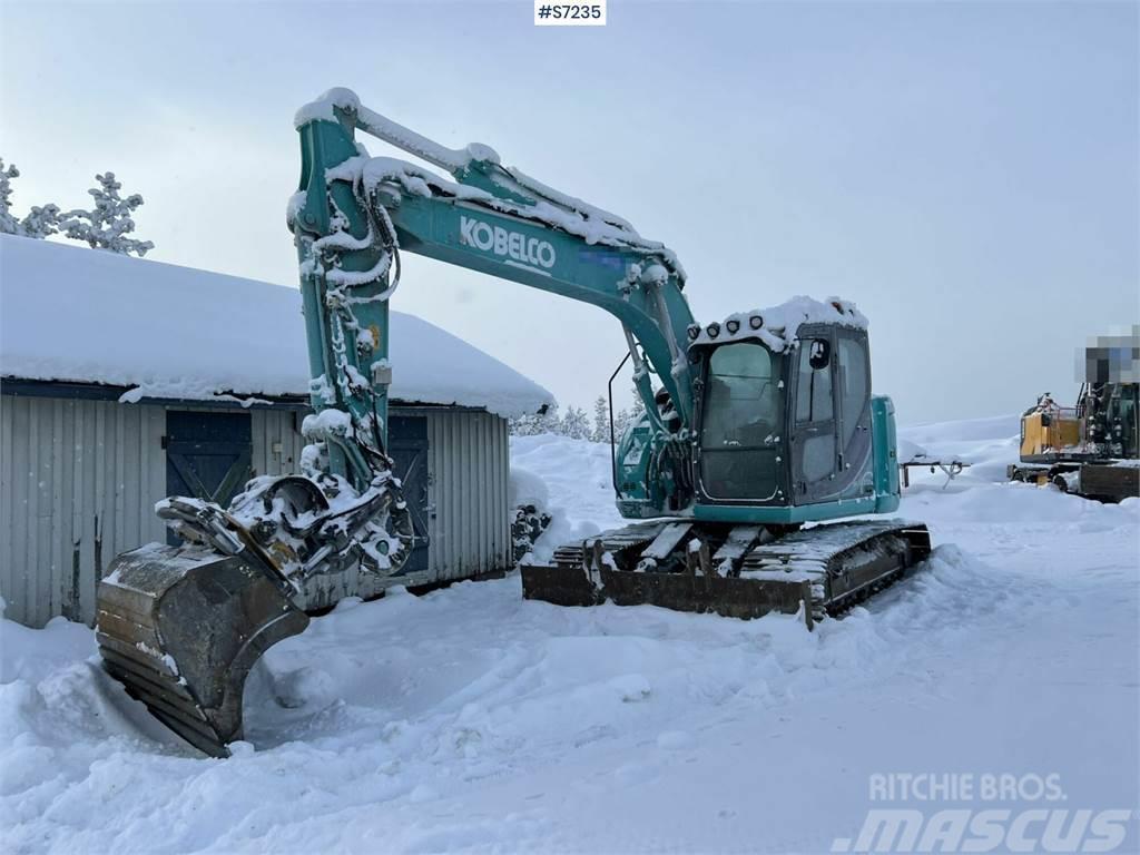 Kobelco SK140 SRLC-5 Excavator with Engcon rototilt Telakaivukoneet