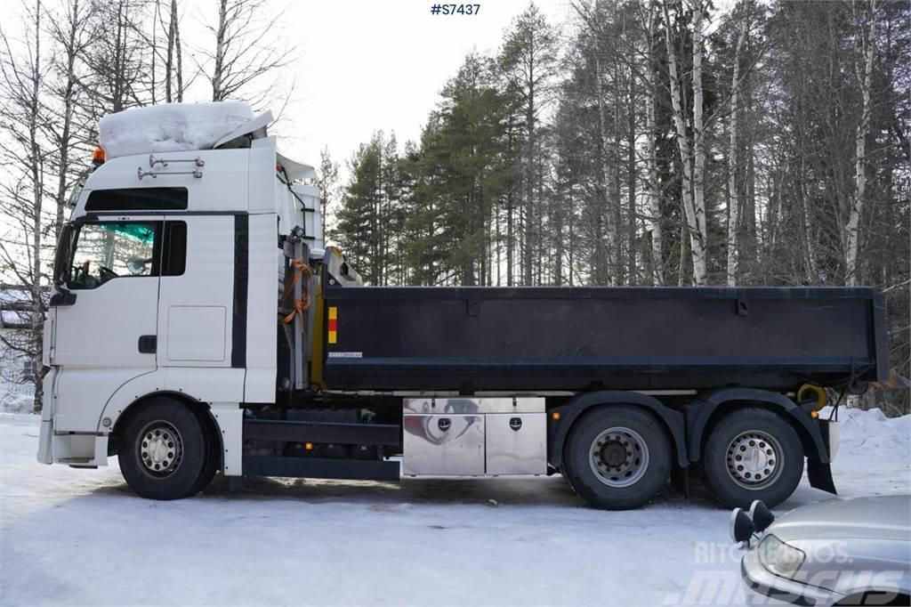 MAN TGX26.480 6x2 Hook truck with flat bed Koukkulava kuorma-autot