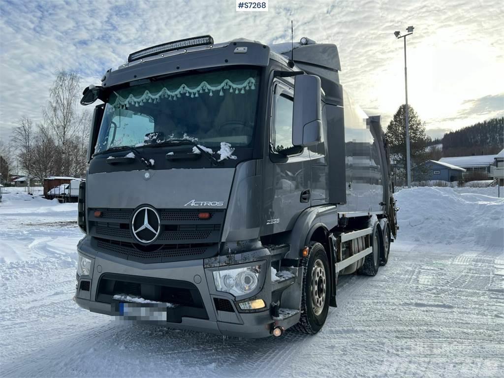 Mercedes-Benz Actros 963-0-C Garbage Truck Rear Loader SEE VIDEO Jäteautot