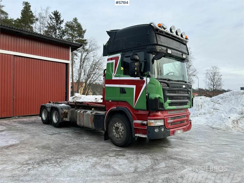 Scania R480CB6X4HNA hook truck Koukkulava kuorma-autot