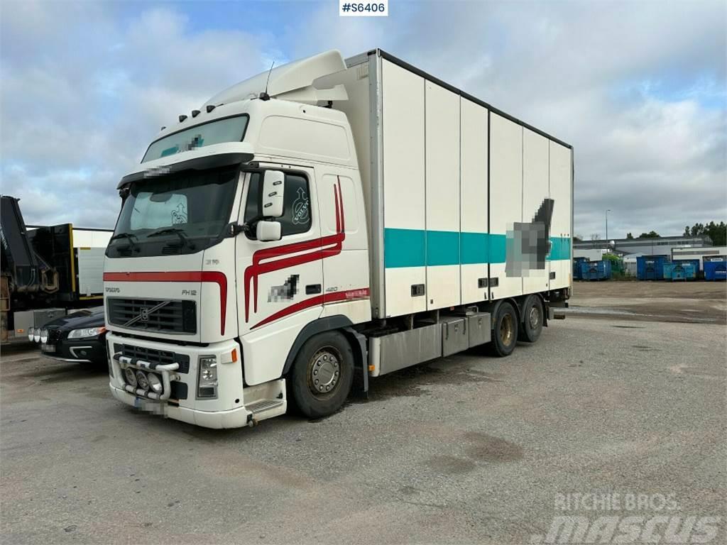 Volvo FH12 6x2 Box truck with opening side and tail lift Umpikorikuorma-autot