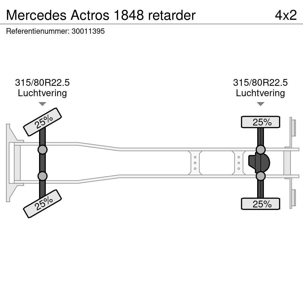 Mercedes-Benz Actros 1848 retarder Kuorma-autoalustat