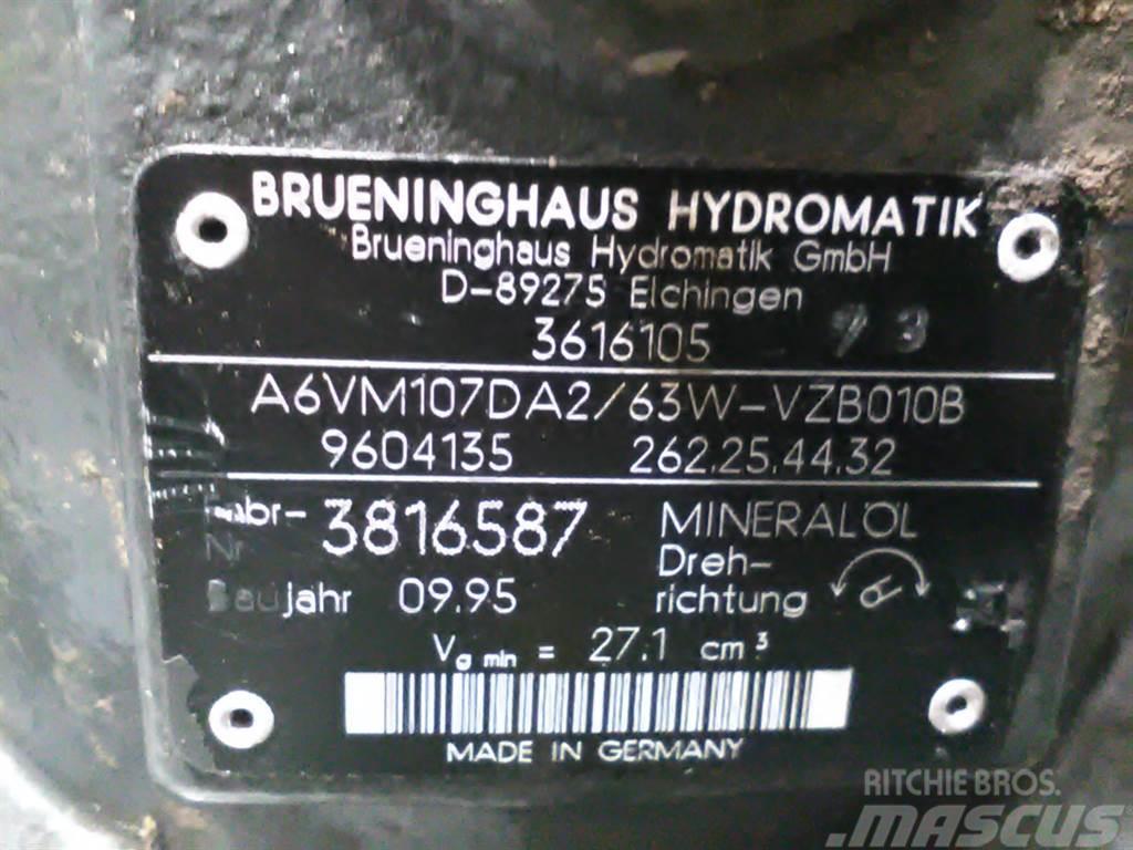 Brueninghaus Hydromatik A6VM107DA2/63W - Kramer 320 -Drive motor/Fahrmotor Hydrauliikka
