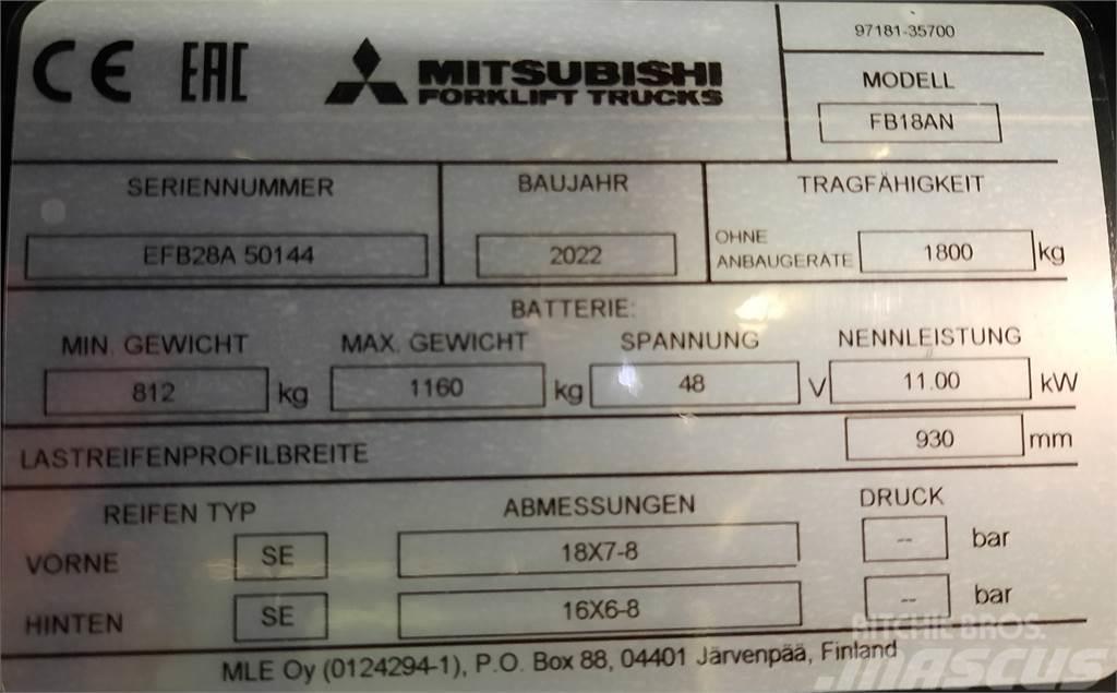 Mitsubishi FB18AN Sähkötrukit