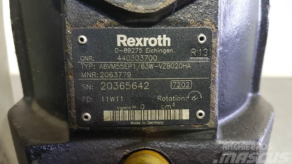 Rexroth A6VM55EP1/63W - Drive motor/Fahrmotor/Rijmotor Hydrauliikka