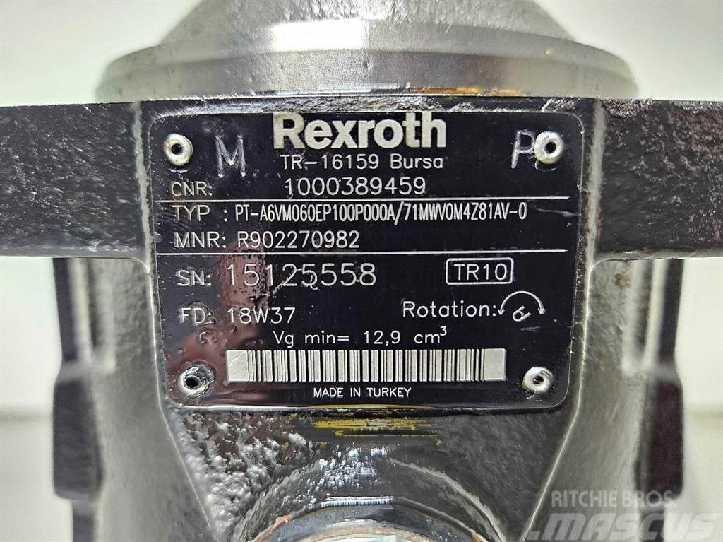 Wacker Neuson 1000389459-Rexroth A6VM060EP-Drive pump/Fahrpumpe Hydrauliikka