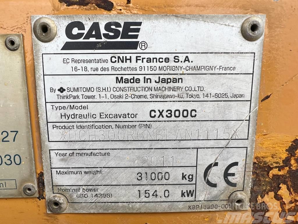 CASE CX300C - Dutch Machine / CE + EPA Jätteenkäsittelijät