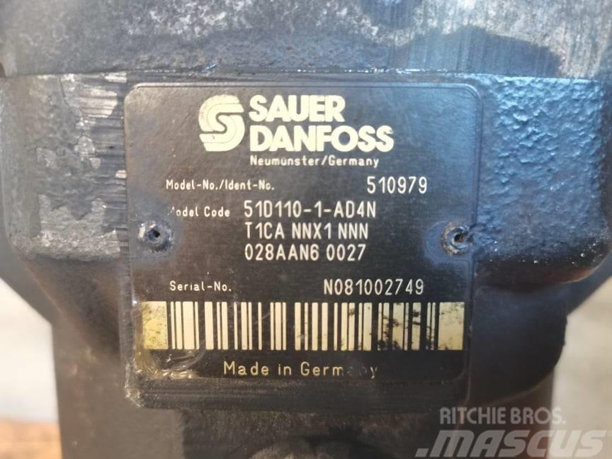 Sauer Danfoss 51D110-1-AD4N-T1CA NNX 1 NNN} drive Moottorit