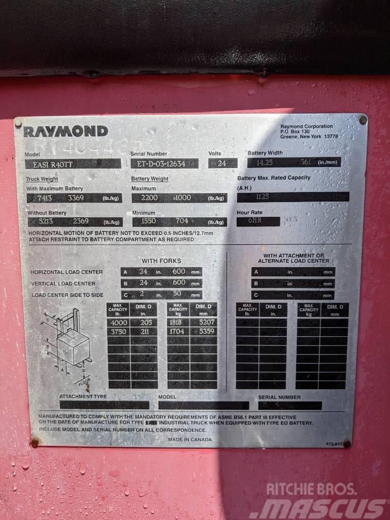 Raymond R40TT Sähkötrukit