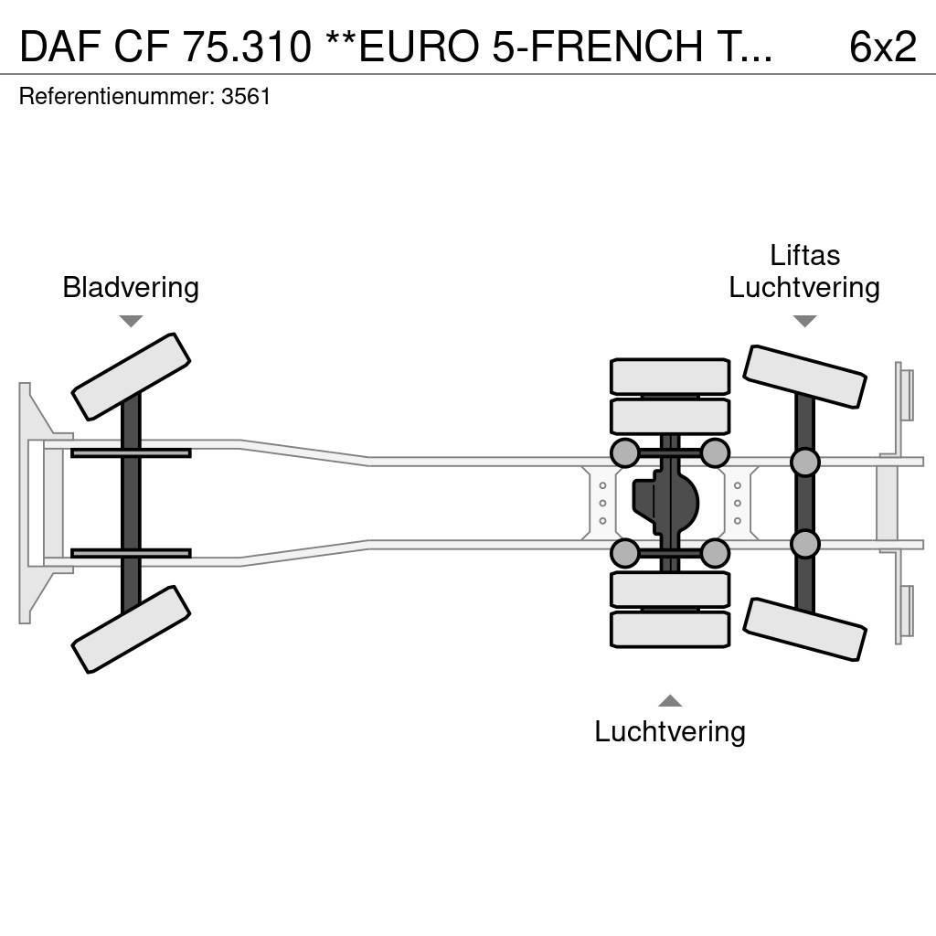 DAF CF 75.310 **EURO 5-FRENCH TRUCK** Jäteautot