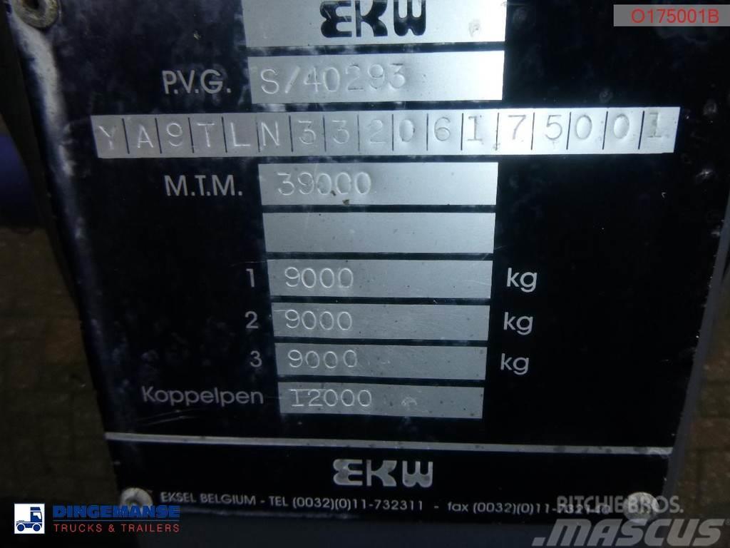 EKW Heavy oil tank inox 32.6 m3 / 1 comp Säiliöpuoliperävaunut