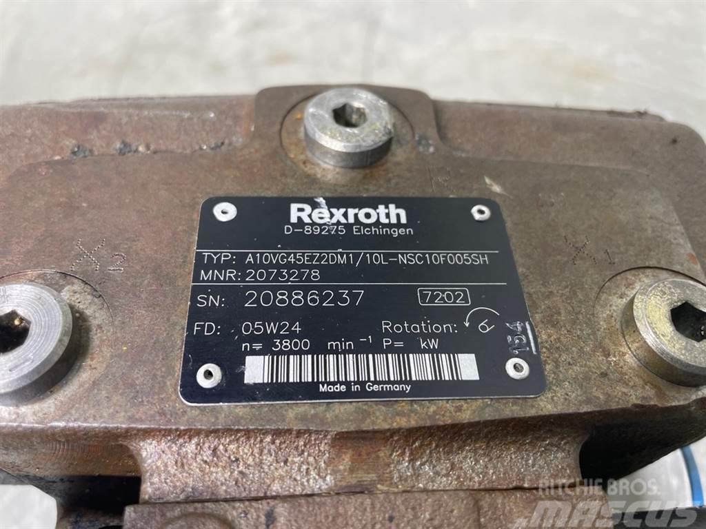 Rexroth A10VG45EZ2DM1/10L-R902073278-Drive pump/Fahrpumpe Hydrauliikka