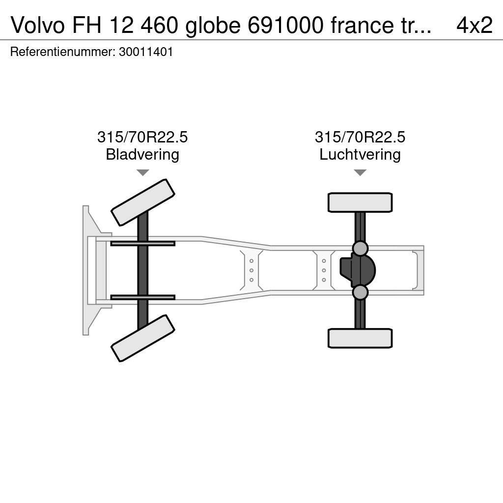 Volvo FH 12 460 globe 691000 france truck hydraulic Vetopöytäautot