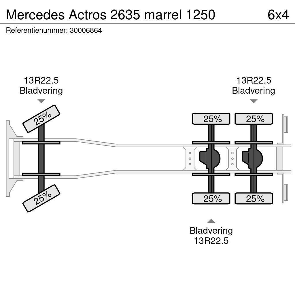 Mercedes-Benz Actros 2635 marrel 1250 Nosturiautot