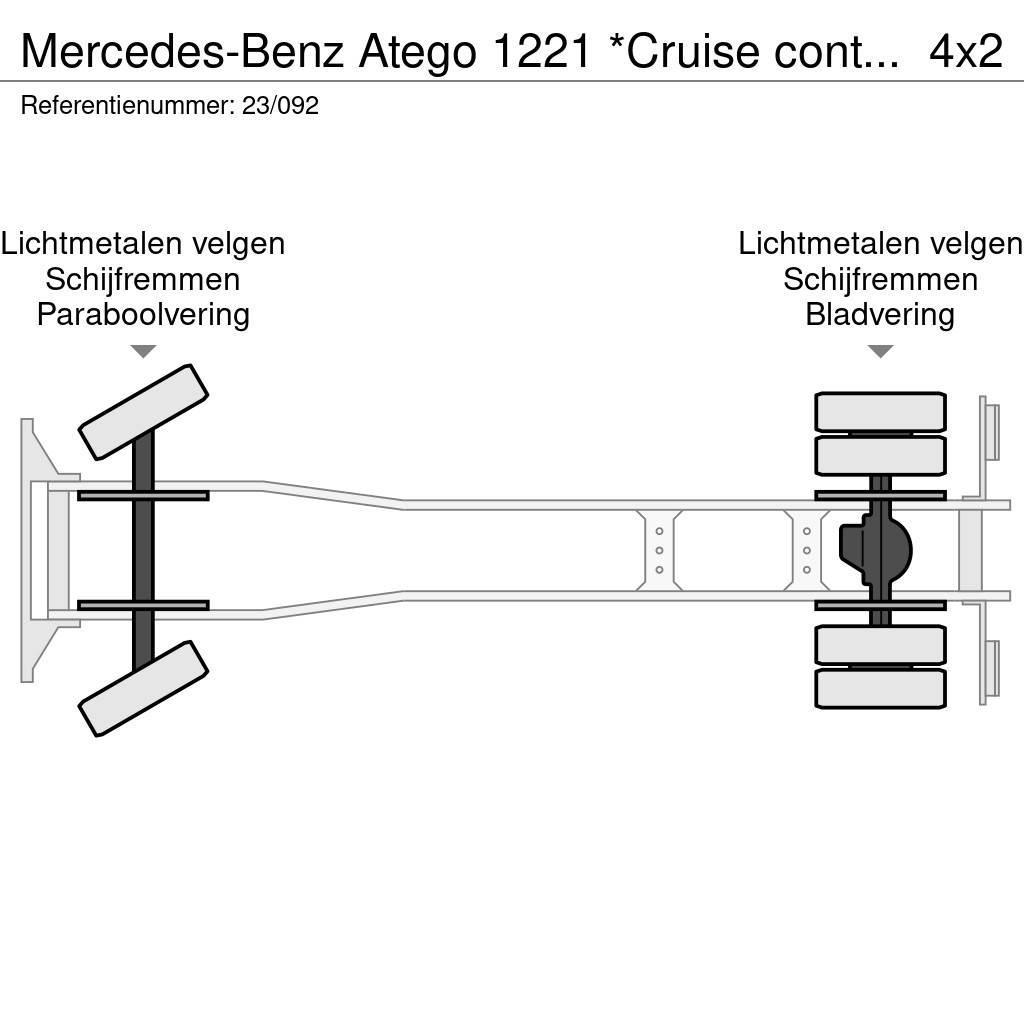 Mercedes-Benz Atego 1221 *Cruise control*Bluetooth*Elektrisch ve Kylmä-/Lämpökori kuorma-autot
