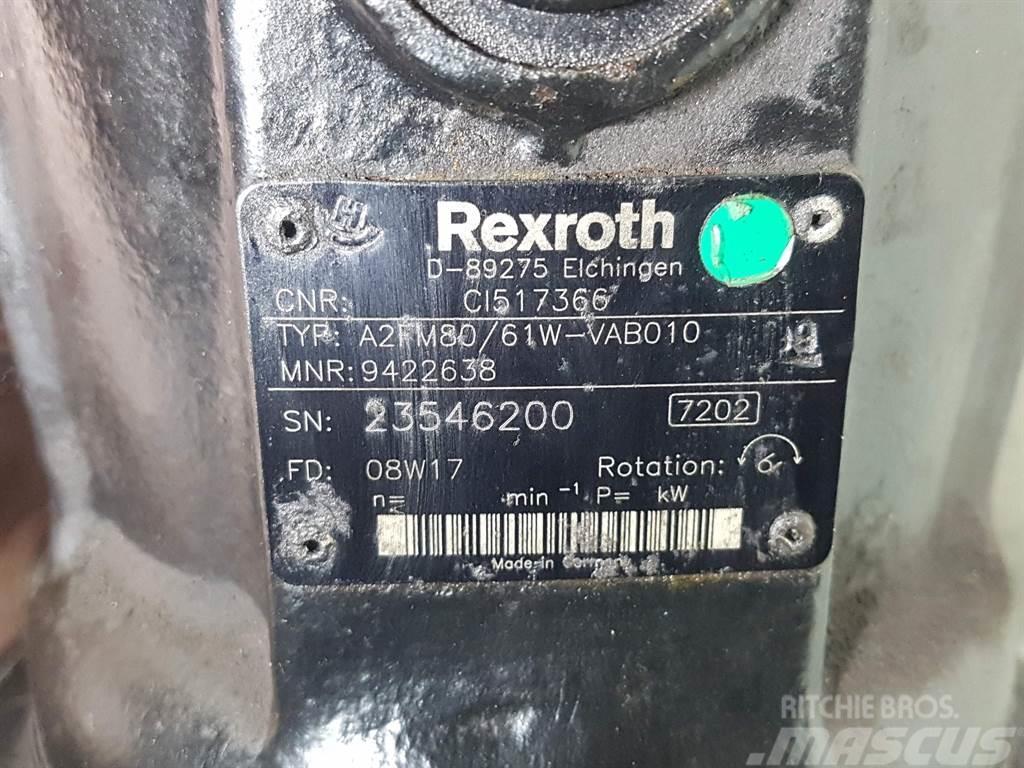 Manitou 160ATJ-CI517366-Rexroth A2FM80/61W-Drive motor Hydrauliikka