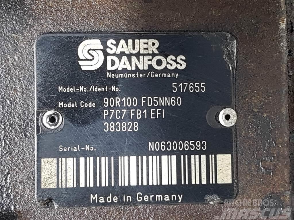 Sauer Danfoss 90R100FD5NN60P7C7-517655-Drive pump/Fahrpumpe Hydrauliikka