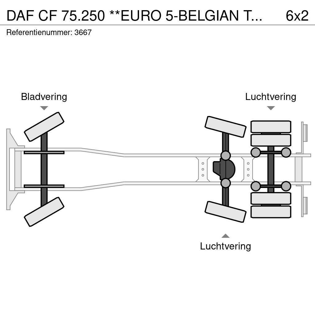 DAF CF 75.250 **EURO 5-BELGIAN TRUCK-REFUSE TRUCK** Jäteautot