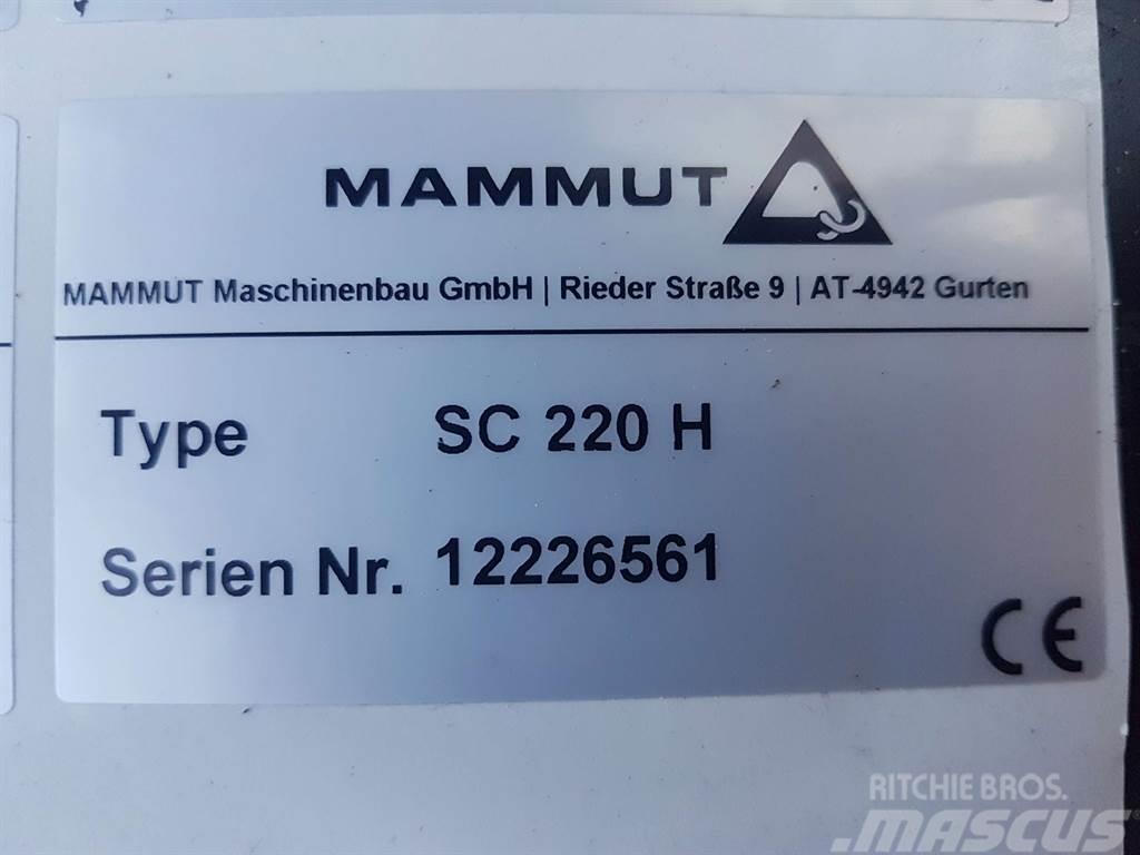 Mammut SC220H - Silage cutter/Silageschneider/Kuilhapper Karjan ruokintalaitteet